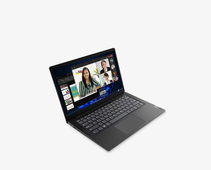 Lenovo V14  - 13th Gen Intel i7 13620H | 14" FHD | 16GB DDR4 RAM | 512GB NVMe SSD | Black Color |1 Year Warranty